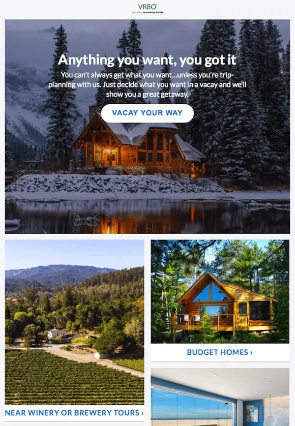 great newsletter examples-VRBO