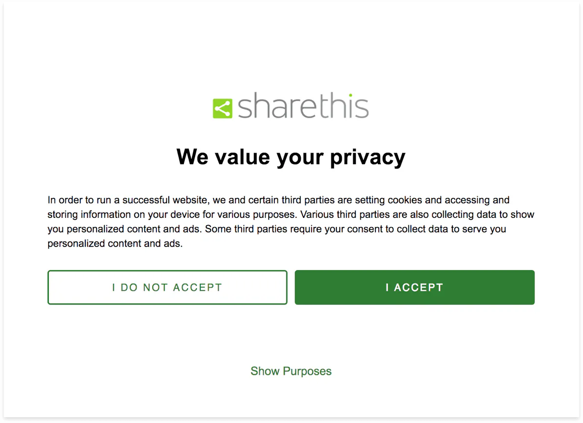 Confirm consent