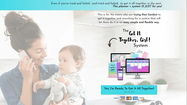 High-converting landing pages: The Practical Mommy