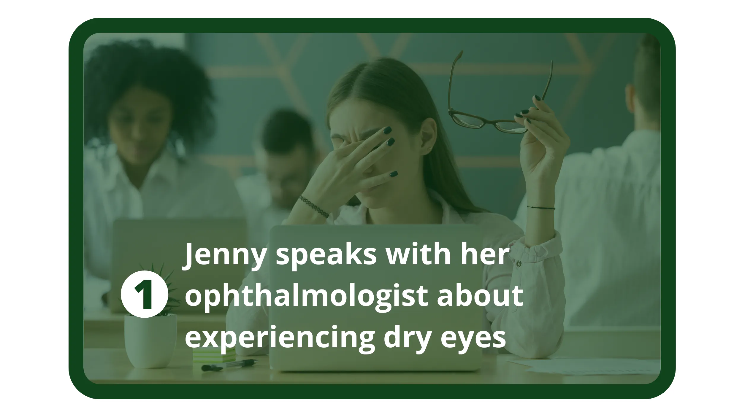Jenny speaks with ophthalmologist about dry eye issues